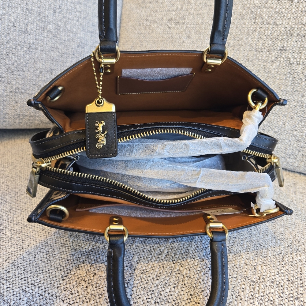 Coach Rogue 30 Leopard Print - Picture 10 of 16
